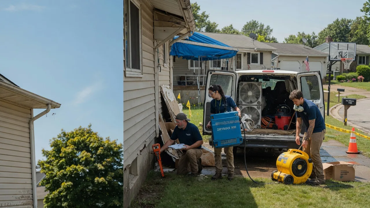 Ceiling Leak Cleanup in Yorktown, IA near me