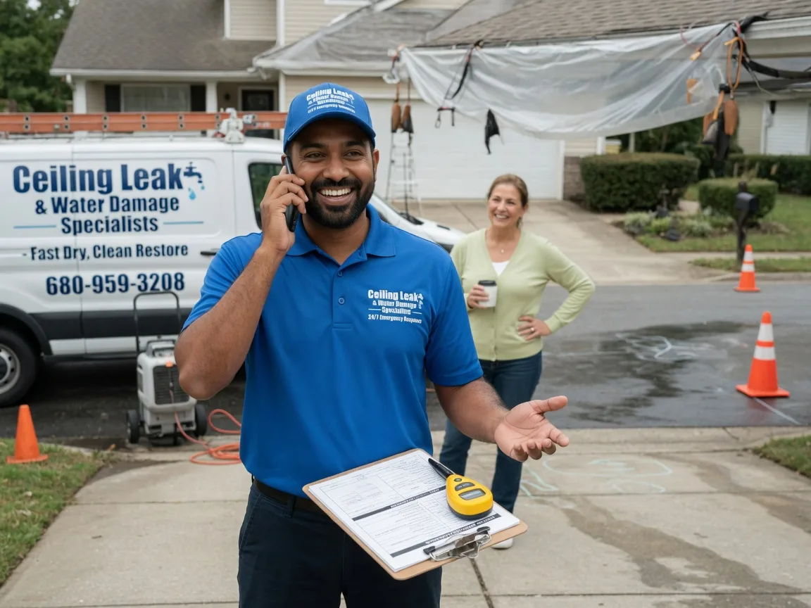 Ceiling Leak Cleanup Yorktown, IA FAQs